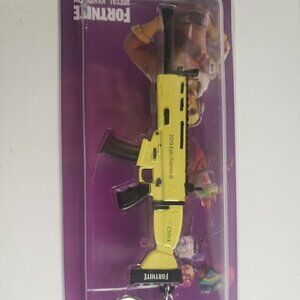 Fortnite Battle Royale SCAR Assault Rifle Keychain ~6.5"